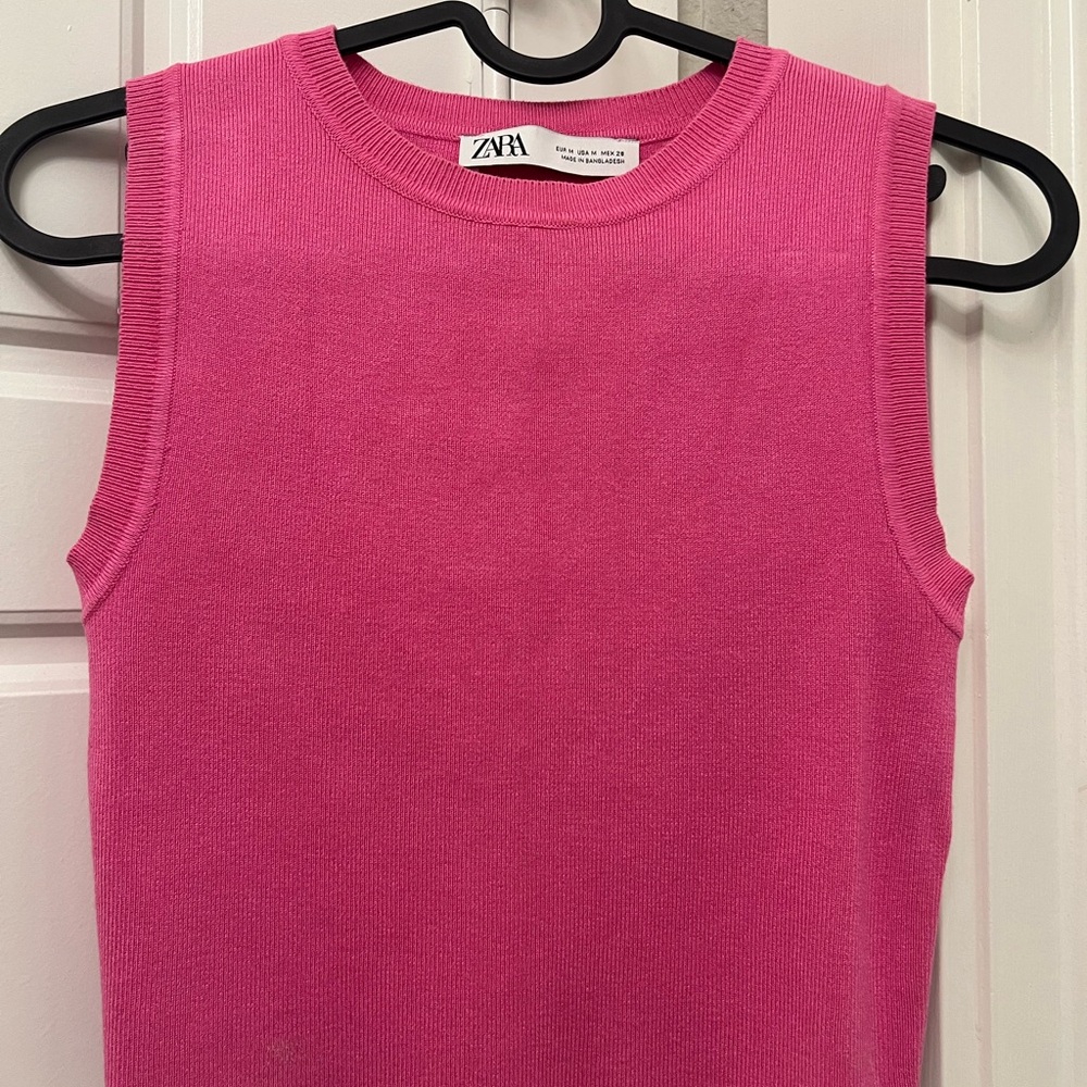 Zara Fuchsia Knit Top
